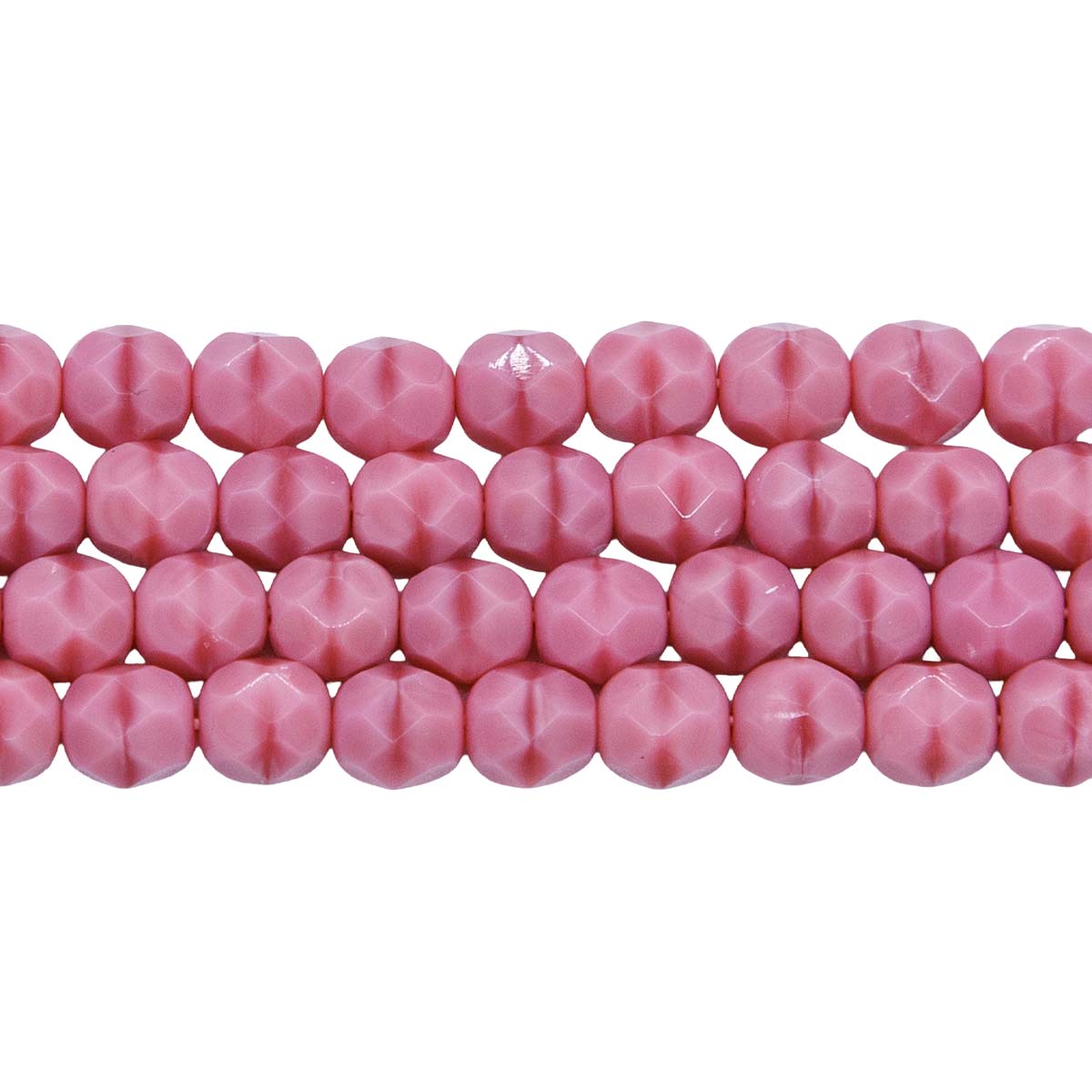 6FC993: CZ FACET RD Satin Pink 6mm-300PC