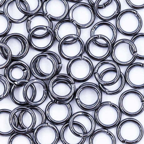 6FI200-GM: Jump Ring Gun Metal 6mm NF - 72PC