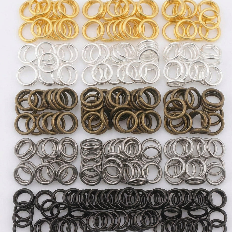 6FI200-MX: Jump Ring 6mm 18Ga NF 5 Finish Mix 360PPK