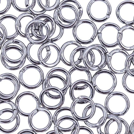 6FI200-R: Jump Ring Rhodium 6mm NF - 72PC