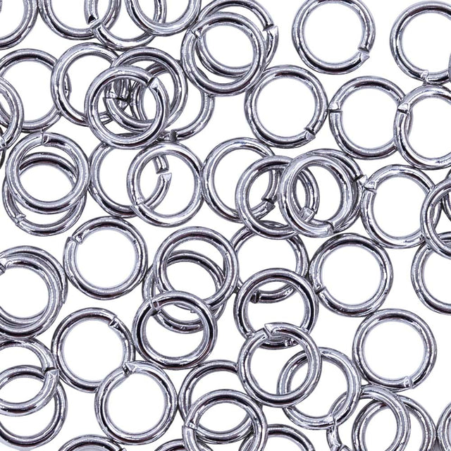 6FI200-R: Jump Ring Rhodium 6mm NF - 72PC