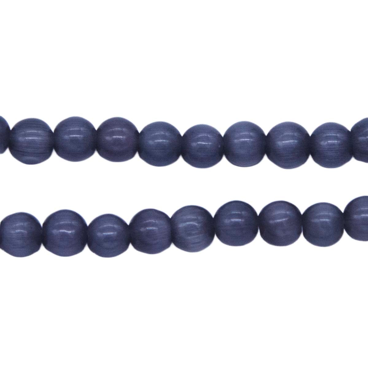 6FO606-2: Fiber Optic Bd Round Steel Blue Grey 6mm