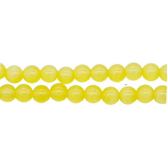 6FO622: Fiber Optic Round Light Yellow 6mm