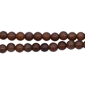 6FO657-2: Fiber Optic Bead Round Dark Brn 6mm
