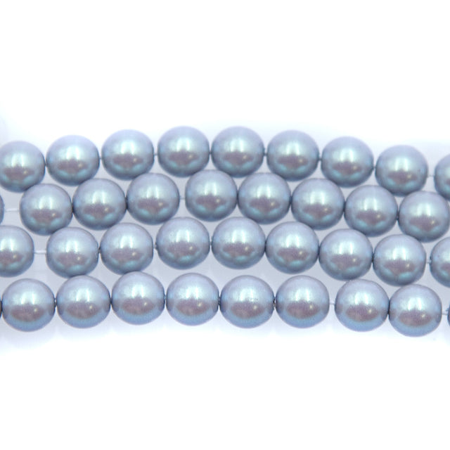 6GP606-I: CZ Glass Pearl Iridescent Grey 6mm 300PC