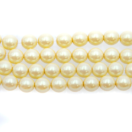 6GP615-I: CZ Glass Pearl Iridescent Cream 6mm 300PC