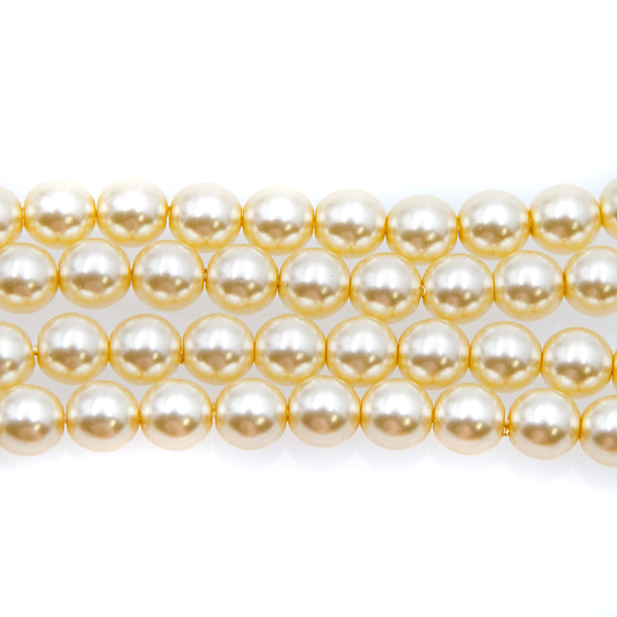 6GP615R: CZ Glass Pearl Parchment 6mm-50PC