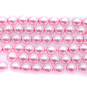 6GP692: CZ Glass Pearl Pink 6mm 300PC
