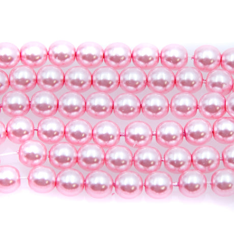 6GP692: CZ Glass Pearl Pink 6mm 300PC