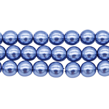 6GP695: CZ Glass Pearl Periwinkle 6mm - 300PC