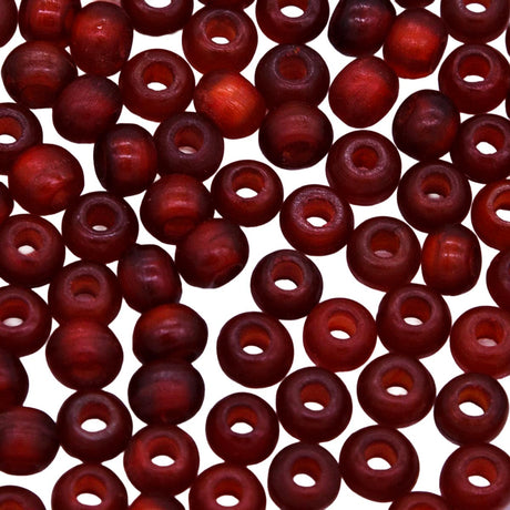 6HR247: Horn Round/donut Red Amber 6-7mm 150 Pieces