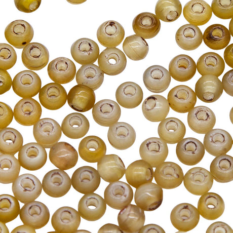 6HR250: 6HR250 Horn RND Natural 6mm 100PC