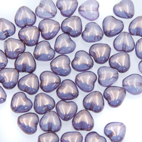 6HT056: CZ Heart 6mm 50 Pieces