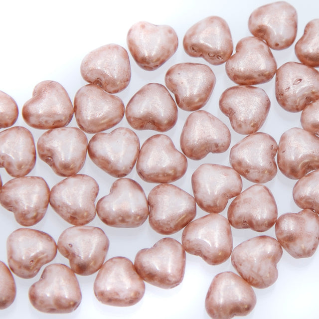 6HT091: CZ Heart 6mm 50 Pieces