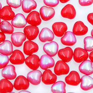 6HT544: CZ Heart Siam AB 6mm 50 Pieces