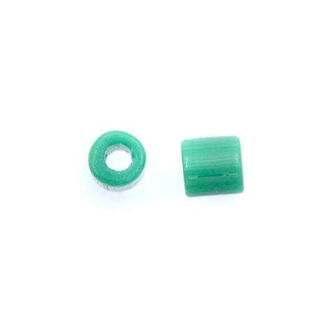 6IN184: Tile Bead Green 6mm 50GM