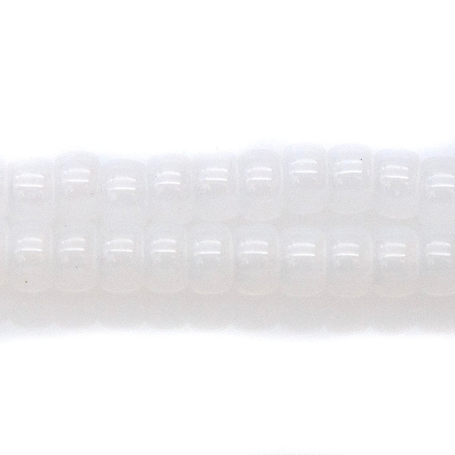 6RC210: CZ Crow Roller Opaque Alabaster 6mm 600PC