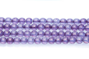 6RD098R: CZ Round Crystal Picasso Amethyst 6mm - 50PC