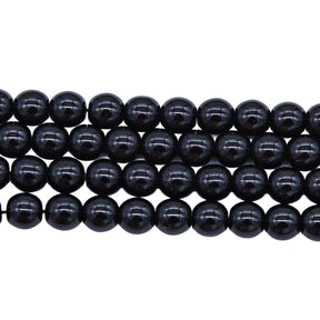 6RD109: CZ Round Black 6mm - 300PC