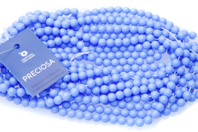 6RD160: CZ Round Pale Sky Blue 6mm - 600 Pc