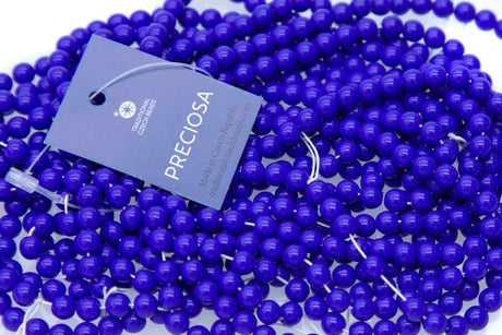 6RD176: CZ Round Bright Blue 6mm - 600 Pc