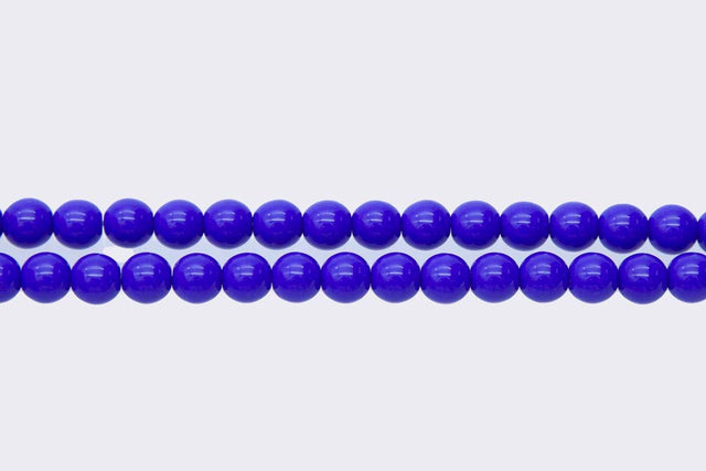 6RD176R: CZ Round Bright Blue 6mm - 50 Pc