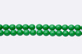 6RD183R: CZ Round Opaque Green 6mm - 50 PC