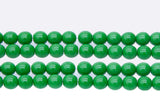 6RD183R: CZ Round Opaque Green 6mm - 50PC