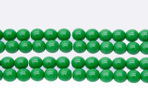 6RD183R: CZ Round Opaque Green 6mm - 50PC