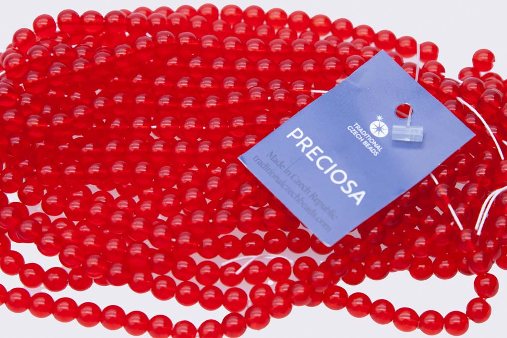 6RD238: CZ Round Transparent Hyacinth 6mm - 600 Pc