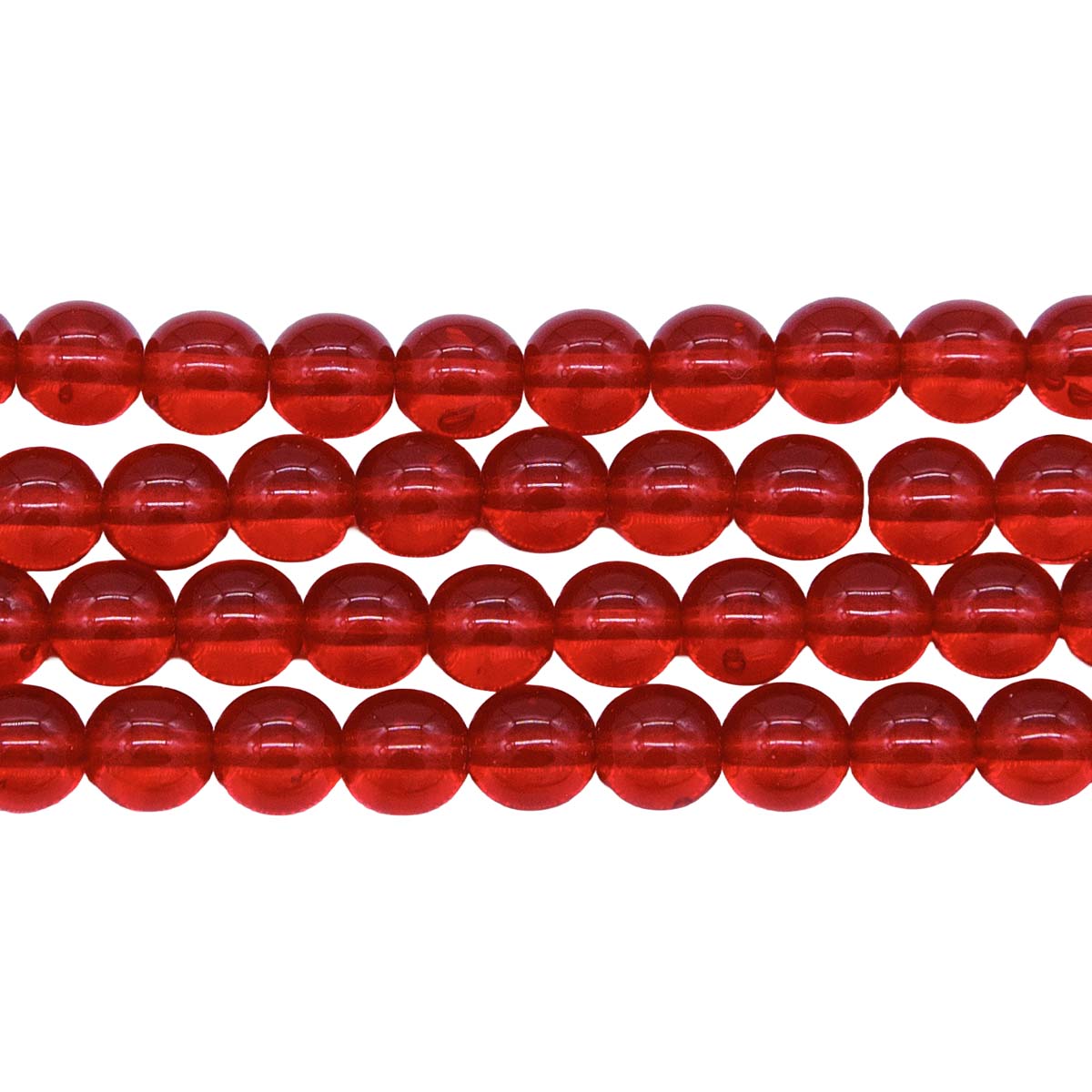 6RD244: CZ Round TR Ruby 6mm 300PC