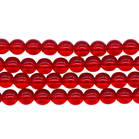 6RD244R: CZ Round Trans Ruby 6mm 50PC