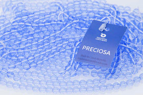 6RD272: CZ Round Pale Sapphire 6mm - 600 Pc