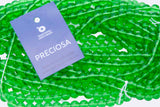 6RD282-A: CZ Round Apple Green 6mm - 600 Pc