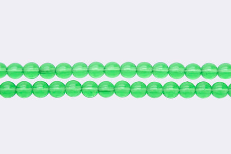 6RD282-A: CZ Round Apple Green 6mm - 600 Pc