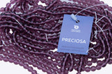 6RD298R: CZ Round Amethyst 6mm - 50 Pc