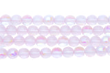 6RD591: CZ Round Pink Aurora Borealis 6mm - 600 Pc