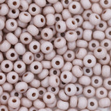 6SB152-TVLR: CZ Seed Bead Opaque Vintage Rose 6/0