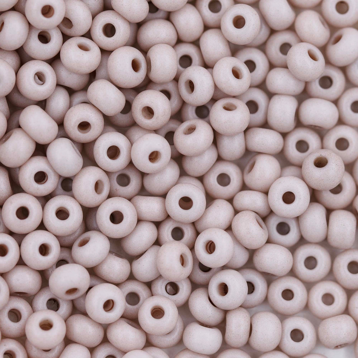 6SB152-TV: CZ Seed Bead Opaque Vintage Rose 6/0