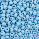 6SB161-TVL: CZ Seed Bead Opaque Silent Blue 6/0