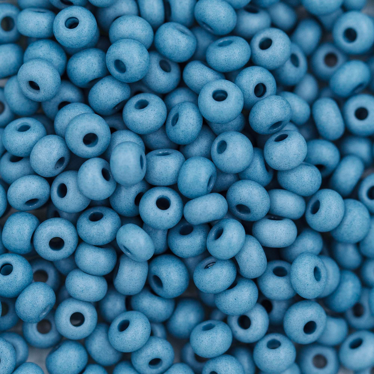 6SB163-TVL: CZ Seed Bead Opaque Ocean Mist 6/0