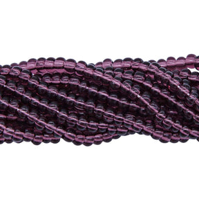 6SB298: CZ Seed Bead TR Amethyst 6/0 36STR