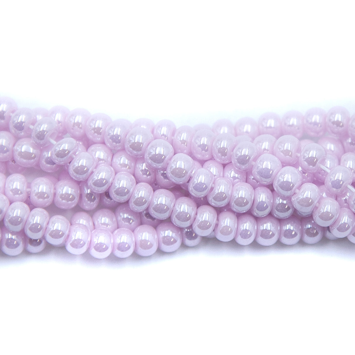 6SB391: CZ Seed Bead Petal Pink Sfinx 6/0 36STR