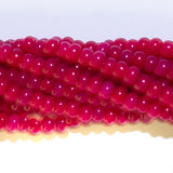 6SB944: CZ Seed Bead Dyed Bright Red Color#17899 6/0 36STR