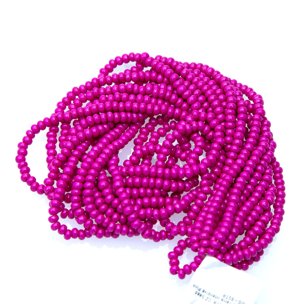 6SB192-IT: CZ Seed Bead Terra Intensive Pink 6/0 36STR