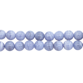 6ST407: Blue Lace Agate A Grade 6mm