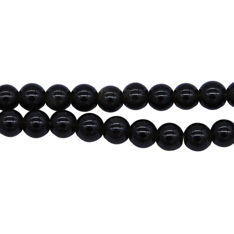 6ST410-G: Golden Obsidian Round 6mm