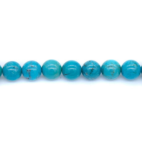 6ST413-A: Turquoise Round 6mm "A" Grade 15-16 Inch Strand