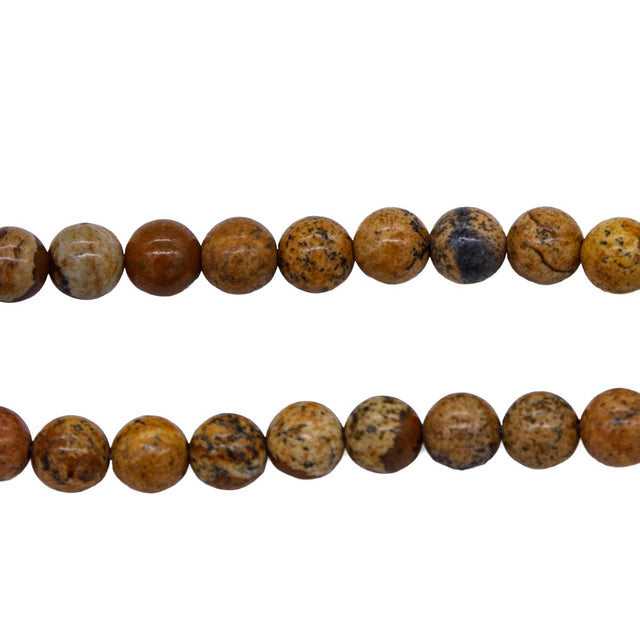 6ST417: Picture Jasper 6mm