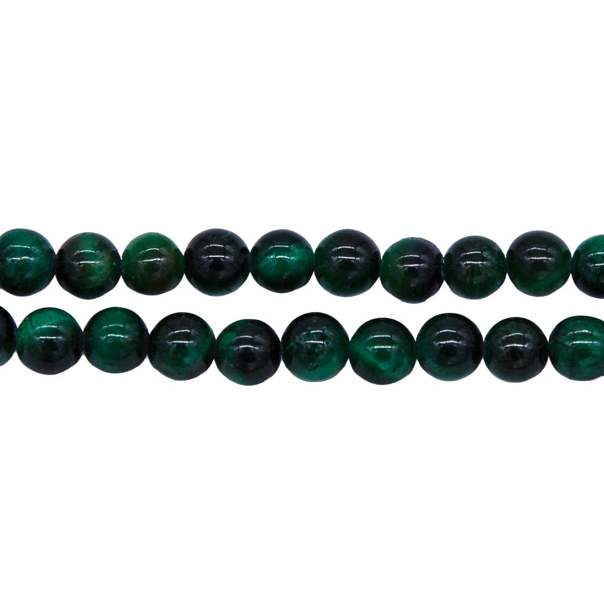 6ST421-G: Green Tiger Eye Round 6mm